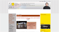 Desktop Screenshot of ciret-tandil.com
